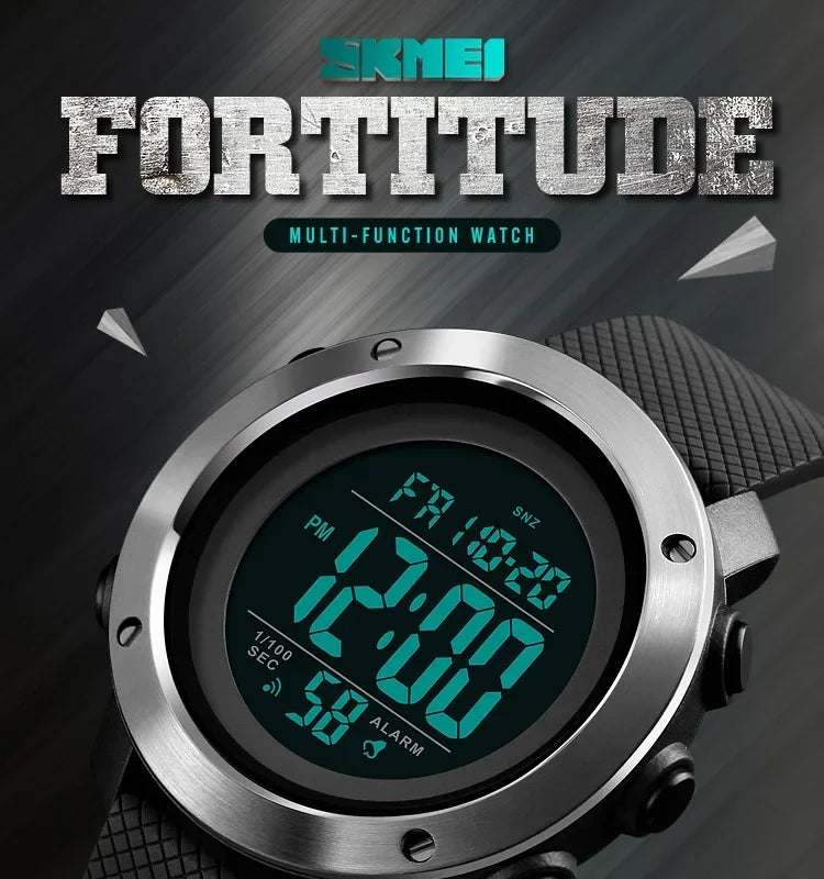Montre Digitale Homme SKMEI 1426 – Sport, Alarme, Étanche 5Bar - BLACKBEARD OUTDOOR INDUSTRIES