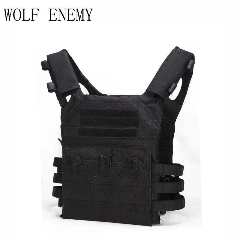 Gilet Tactique MOLLE 1000D – Version Simplifiée Porte-Plaques de Chasse, Protection et Armure de Corps avec Poches pour Munitions BLACKBEARD OUTDOOR INDUSTRIES