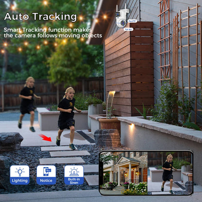 Kit Vidéosurveillance Sans Fil 3K 6MP — NVR 10 Canaux WiFi avec Caméras IP Extérieures - BLACKBEARD OUTDOOR INDUSTRIES