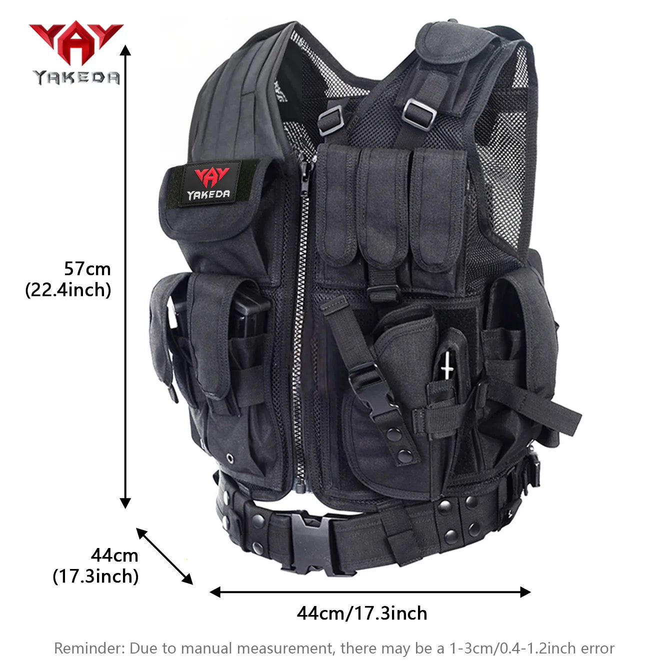 gilet d’intervention YAKEDA respirant renforcé - BLACKBEARD OUTDOOR INDUSTRIES