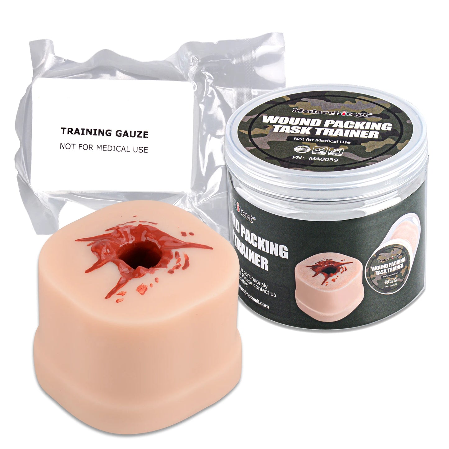 Simulateur de Plaie – Kit Formation Contrôle Hémorragie & Pansement Compressif (Stop the Bleed)