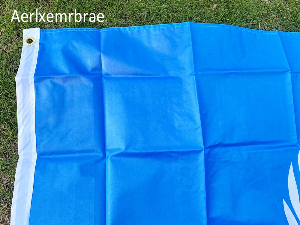 Drapeau des Nations Unies (ONU) - 90x150cm en Polyester BLACKBEARD OUTDOOR INDUSTRIES