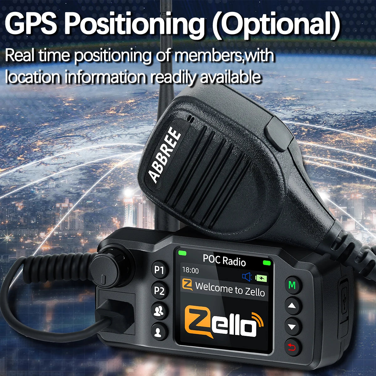 Radio POC 4G Véhicule Longue Portée – Talkie-Walkie Réseau GPS Double SIM Android WiFi Zello - BLACKBEARD OUTDOOR INDUSTRIES