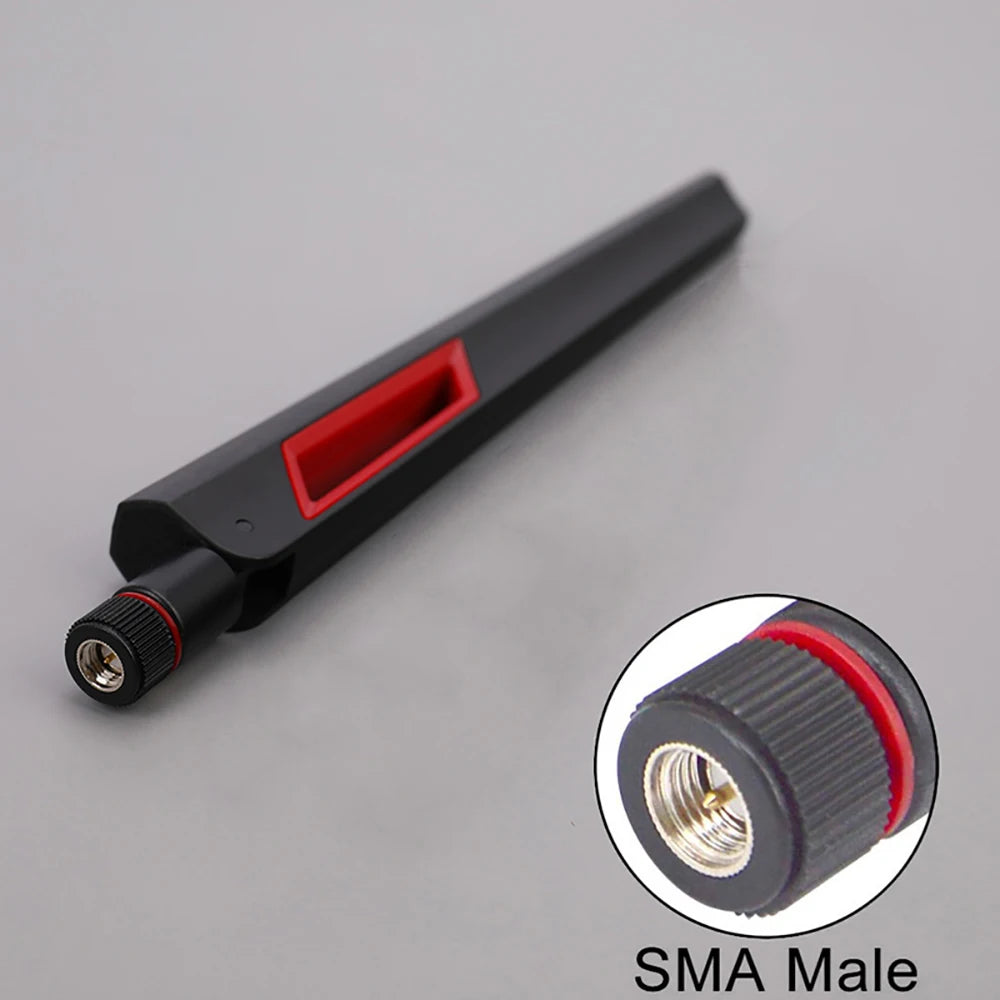 Antenne WiFi 10dBi Haute Performance | Double Bande 2.4Ghz / 5Ghz / 5.8Ghz | Connecteur RP-SMA ou SMA Male – 19.5 cm - BLACKBEARD OUTDOOR INDUSTRIES