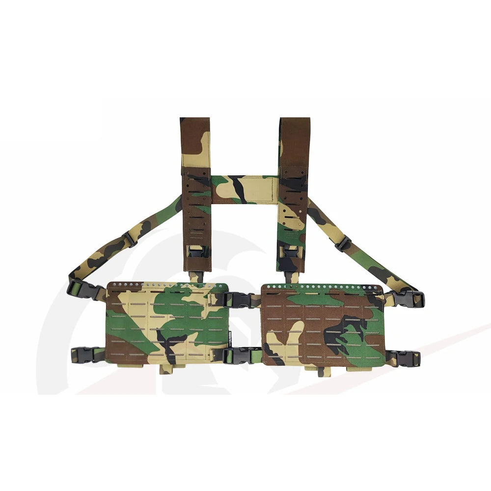 Chest Rig Tactique Style Spiritus Systems Fat Strap MK4 – Gilet MOLLE Unisexe | Airsoft, Militaire | 10 Coloris