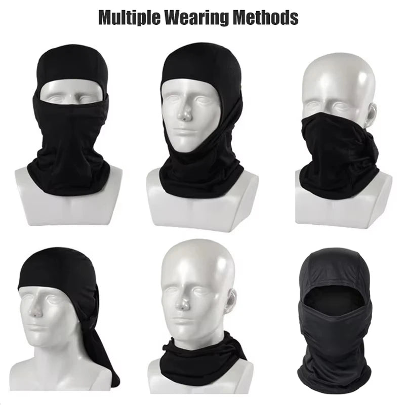 Cagoule Camouflage Multifonction – Masque Intégral Moto, Ski, Chasse, Randonnée