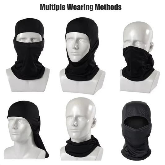 Cagoule Camouflage Multifonction – Masque Intégral Moto, Ski, Chasse, Randonnée