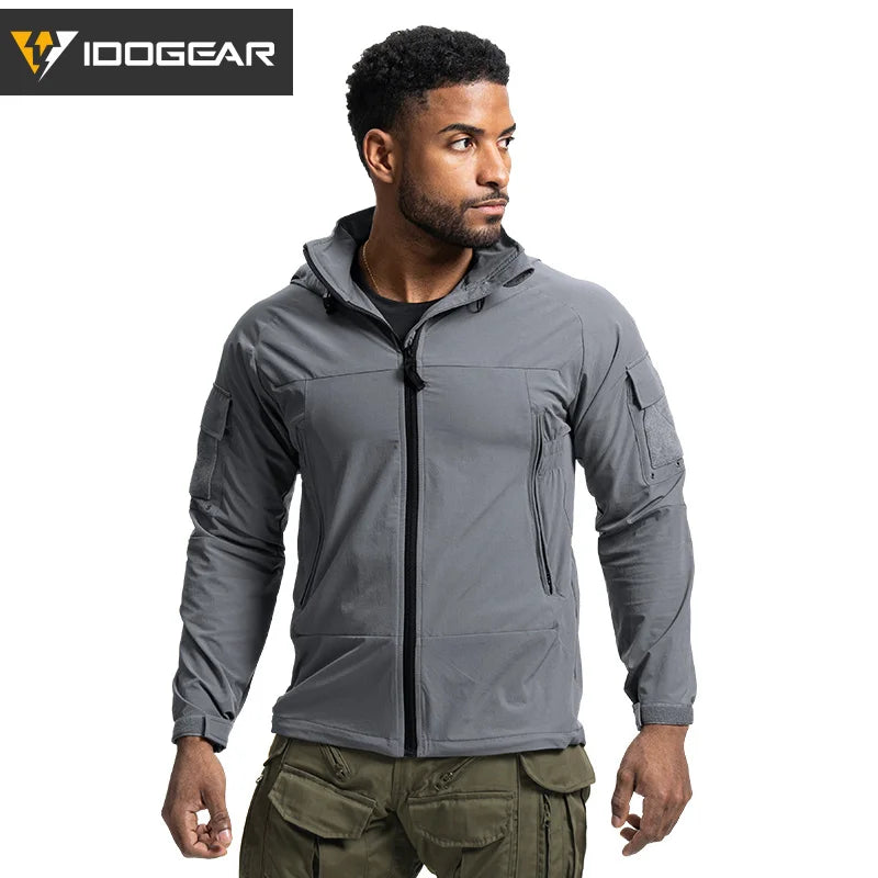 veste tactique IDOGEAR coupe vent imperméable - BLACKBEARD OUTDOOR INDUSTRIES