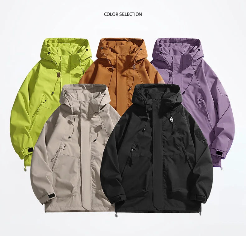 Veste Imperméable Unisexe CHRLCK – Coupe-Vent Respirante et Séchage Rapide pour Randonnée, Pêche et Camping - BLACKBEARD OUTDOOR INDUSTRIES