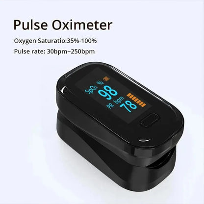 Oxymètre de Pouls Doigt OLED – Saturomètre SpO2 & Fréquence Cardiaque Portable