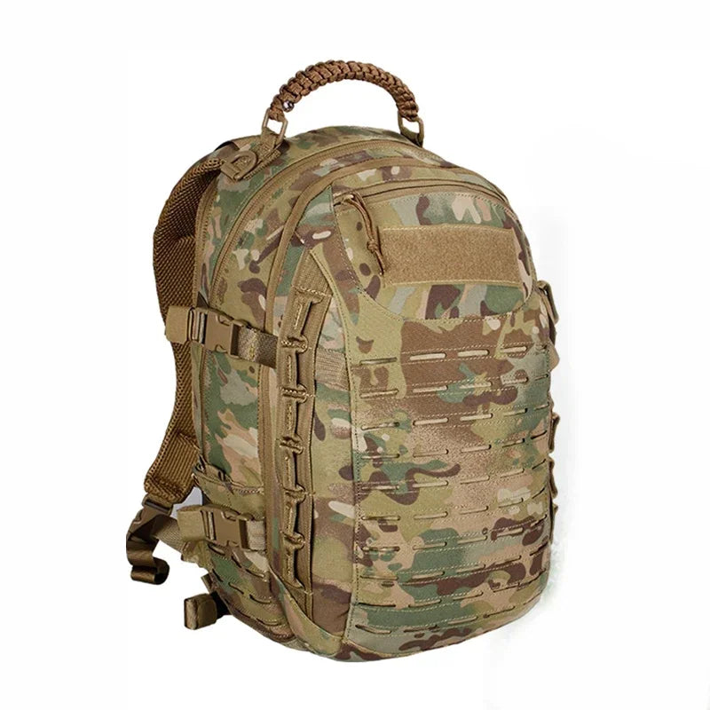 Sac à Dos Tactique YIDONG 25L MOLLE Oxford 600D – Imperméable, Laptop & Hydratation | Randonnée, Camping | 11 Coloris