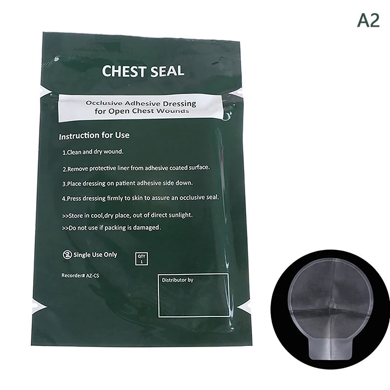 Pansement thoracique occlusif avec ou sans évent