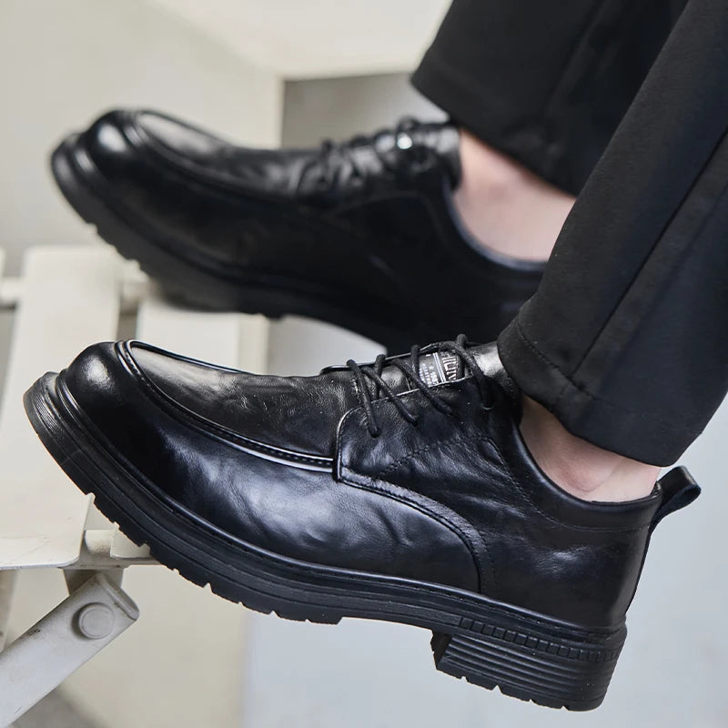 Mocassins homme en cuir noir – modèle 922, tailles 38 à 45