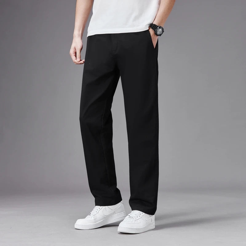Pantalon Homme Grande Taille Coton – Coupe Droite Casual Été M à 6XL - BLACKBEARD OUTDOOR INDUSTRIES