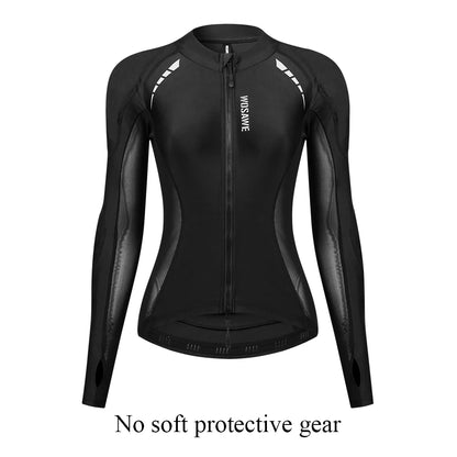 Veste de Protection Moto Femme WOSAWE – Armure Soft 5 Pièces, Mesh Respirant | Motocross, Enduro