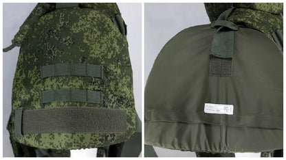 Gilet Tactique Réplique Russe 6B45 EMR – Camouflage Protection Épaules CS & Outdoor