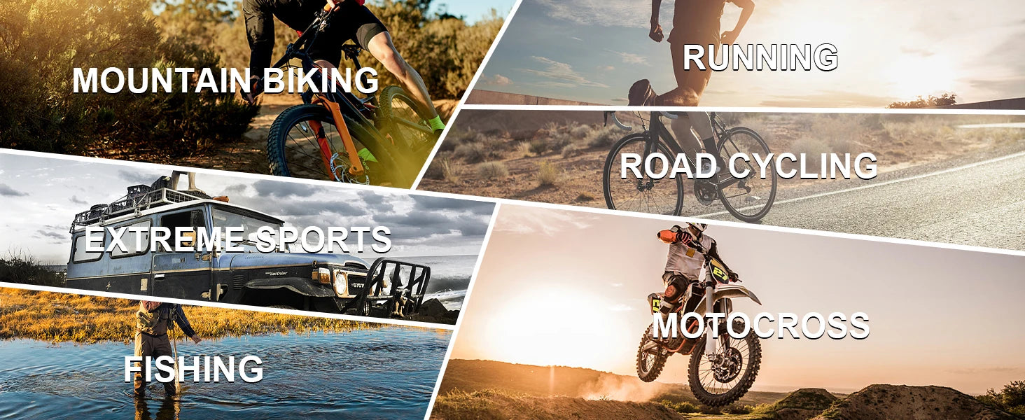 X-TIGER Lunettes de Cyclisme 5 Verres – UV400, Polarisées – Pour Vélo, Running, Pêche & Sports Extérieurs - BLACKBEARD OUTDOOR INDUSTRIES