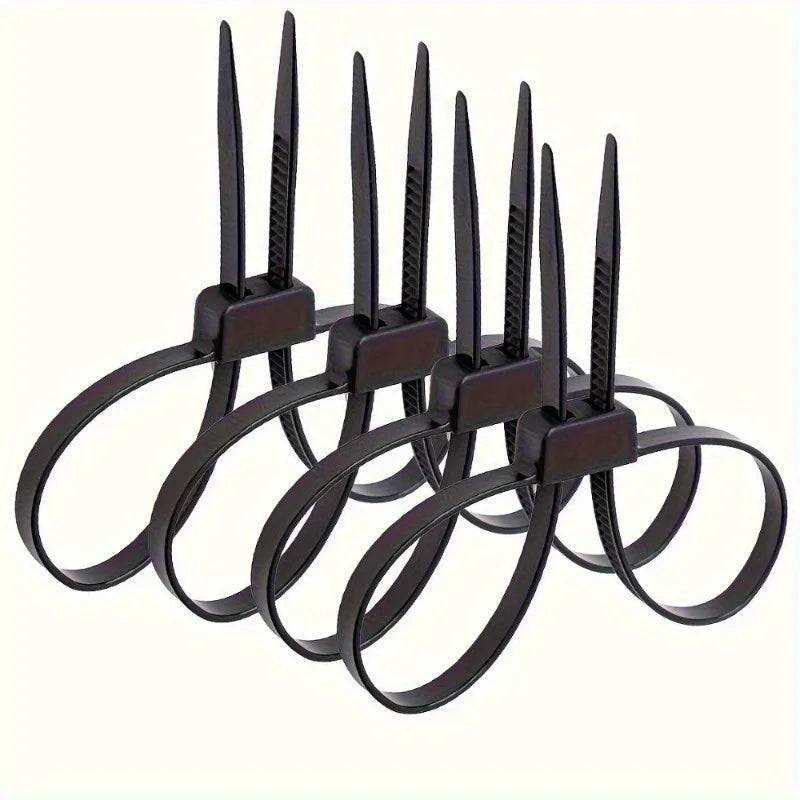 Colliers de Serrage Nylon Double Trou Antidérapants – Lot de 4 | Usage Tactique & Professionnel - BLACKBEARD OUTDOOR INDUSTRIES