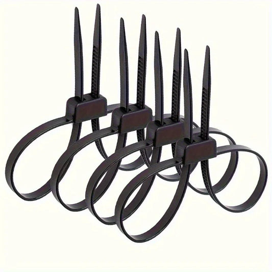 Colliers de Serrage Nylon Double Trou Antidérapants – Lot de 4 | Usage Tactique & Professionnel - BLACKBEARD OUTDOOR INDUSTRIES