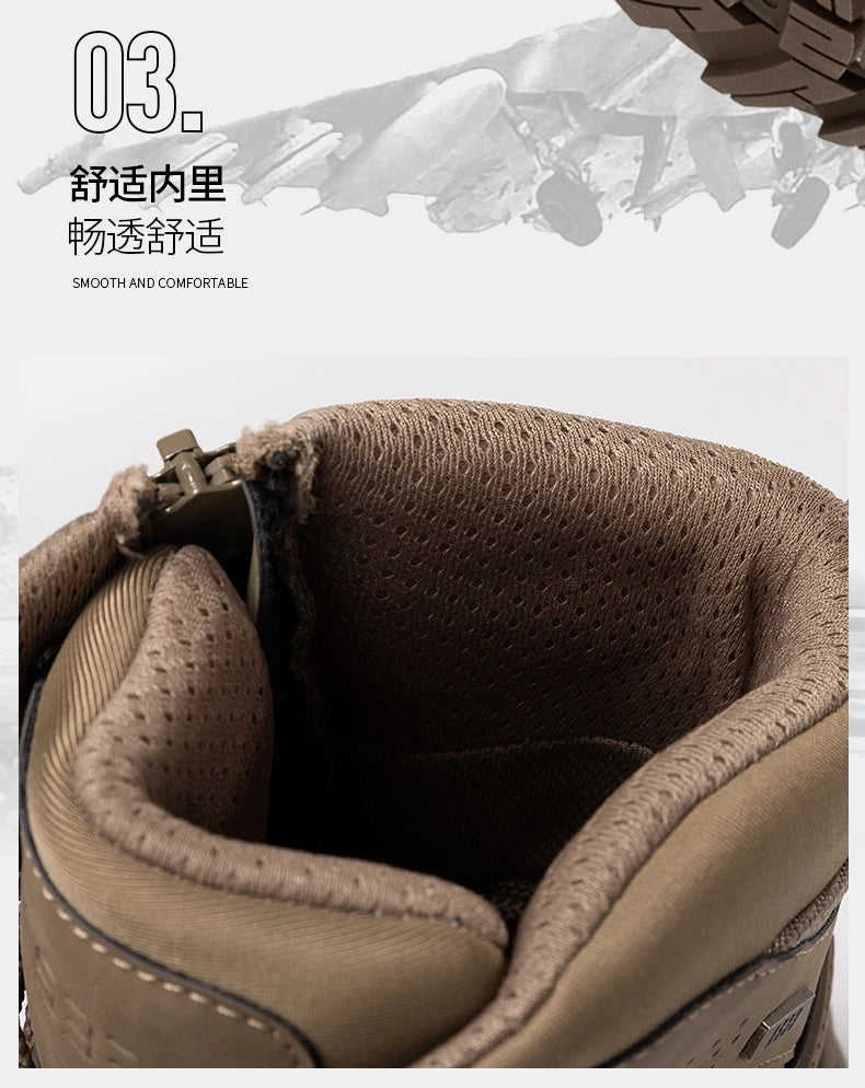 Bottes Tactiques pour Homme – Hautes, Lacées, Militaires, de Randonnée, en Cuir PU, Imperméables, Taille Plus, Unisexes, pour Escalade et Travail - BLACKBEARD OUTDOOR INDUSTRIES