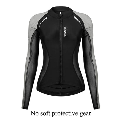 Veste de Protection Moto Femme WOSAWE – Armure Soft 5 Pièces, Mesh Respirant | Motocross, Enduro