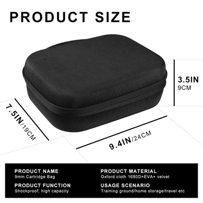 Boîte de Rangement pour Munitions .22LR / 9mm – Jusqu’à 468 Cartouches – Pochette Organiseur de Balles pour Pistolet et Fusil Ma boutique