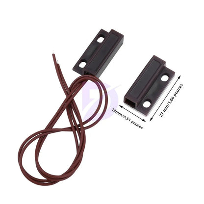 Contacteur de Porte Magnétique Filaire MC-38 — Détecteur Alarme Porte & Fenêtre (1 à 10 pcs) - BLACKBEARD OUTDOOR INDUSTRIES