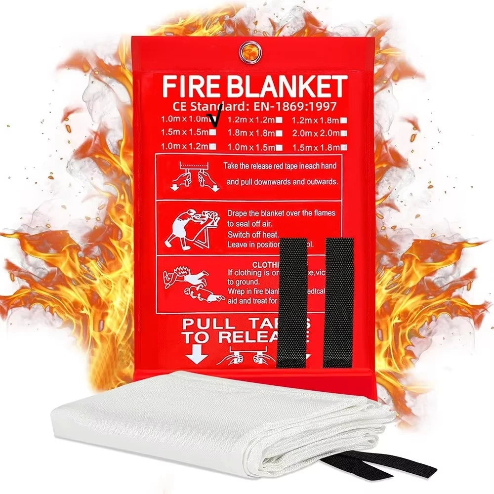 Couverture anti-feu en fibre de verre, 3 formats