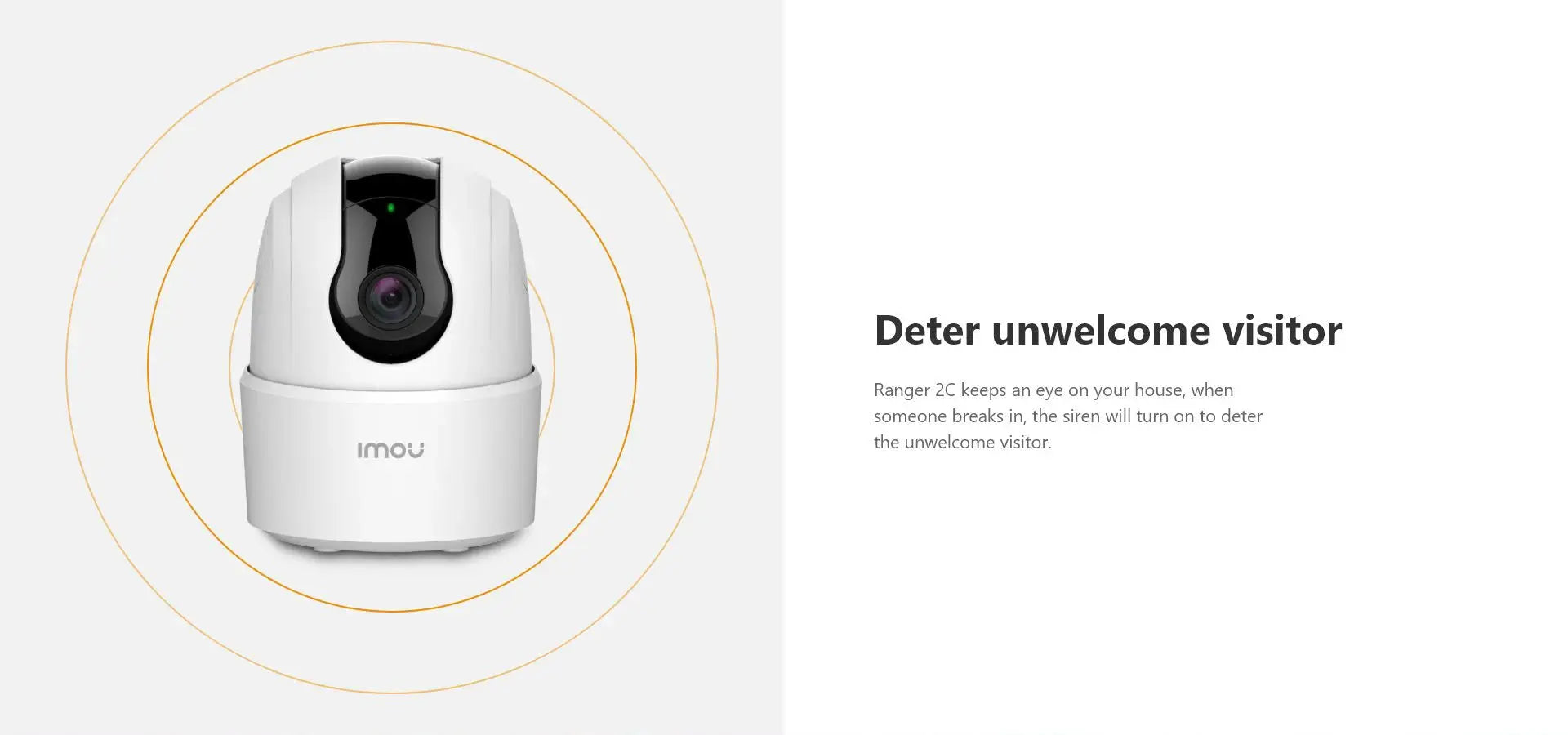 IMOU Ranger 2C 2MP – Caméra de Surveillance WiFi Intérieure à 360° | Babyphone | Détection Humaine | Audio Bidirectionnel | Vision Nocturne Ma boutique