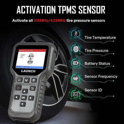 Launch CRT5011E – Outil de Réapprentissage TPMS & Diagnostic OBD2 - BLACKBEARD OUTDOOR INDUSTRIES