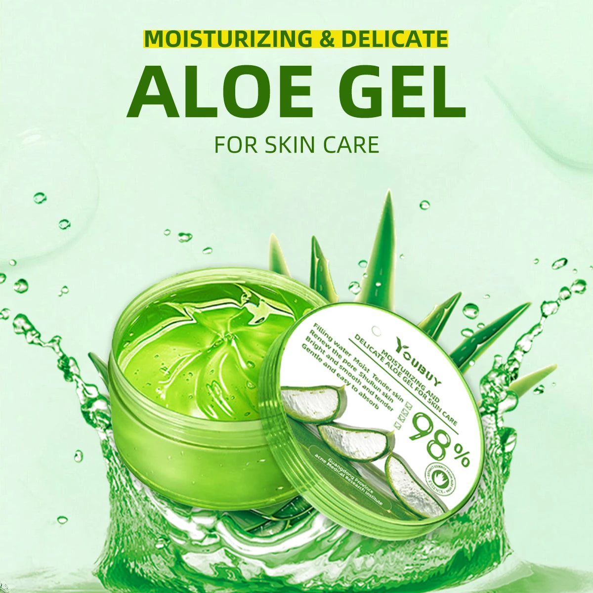 Gel Hydratant à l’Aloe Vera – Soin Visage Naturel & Éclaircissant - BLACKBEARD OUTDOOR INDUSTRIES