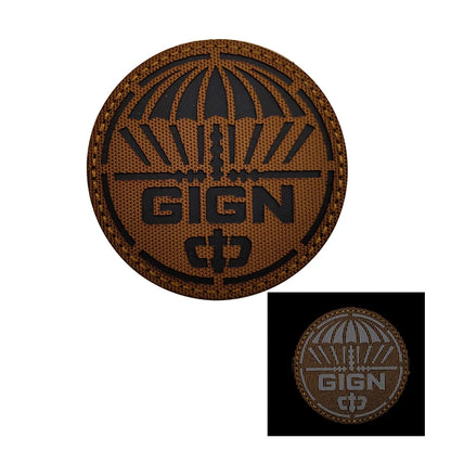 Patch Tactique France GIGN Infrared – Brodé avec Drapeau et Effet Réfléchissant IR - BLACKBEARD OUTDOOR INDUSTRIES