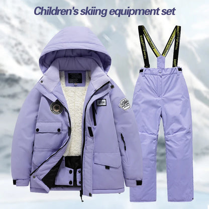 Combinaison de Ski Enfant – Imperméable, Chaude, Coupe-Vent | Garçon & Fille
