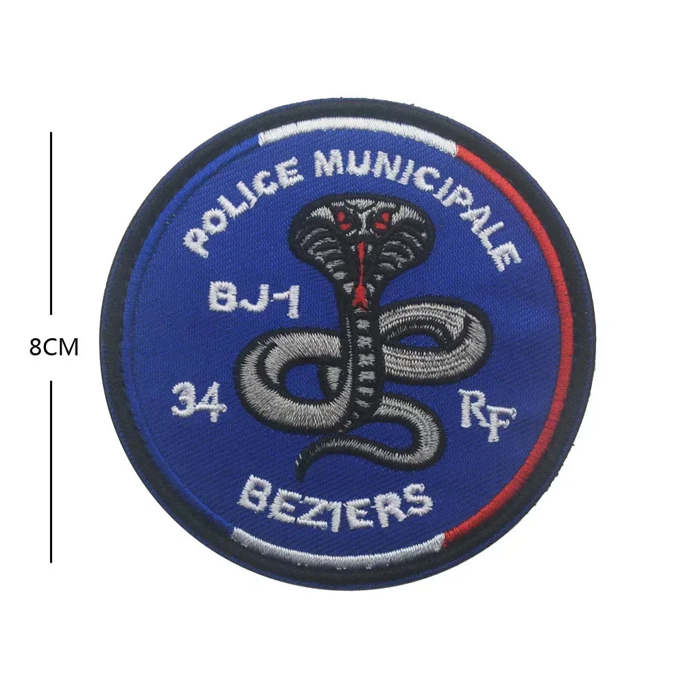 Patch Écusson Brodé GIGN GIPN BRI – Patch Tactique Militaire France  – Pochettes à Attacher pour Vêtements et Sacs - BLACKBEARD OUTDOOR INDUSTRIES