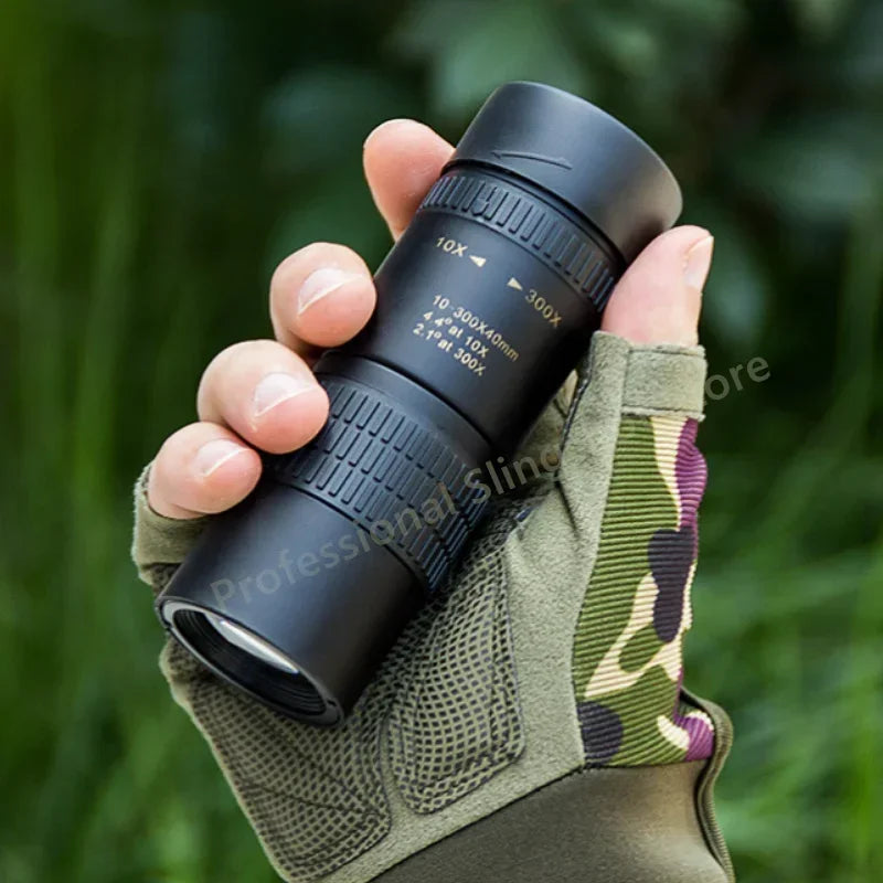 Monoculaire Télescopique 10-300x Zoom HD – Prisme BAK-4, Revêtement FMC, Objectif 40mm, IPX4
