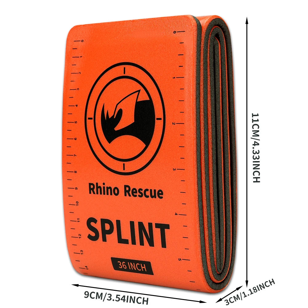 Attelle de Secours RHINO Rescue – Combat Splint Aluminium | Fractures & Immobilisation