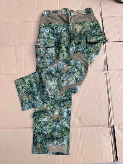 Pantalon tactique homme style G3, camouflage jungle néerlandais