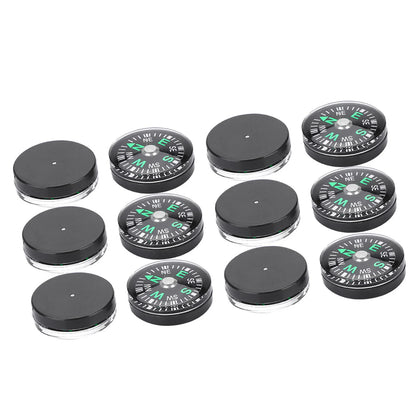 12 Pcs Mini Boussoles de Poche 20mm – Compas à Huile pour Randonnée, Camping et Activités Outdoor - BLACKBEARD OUTDOOR INDUSTRIES