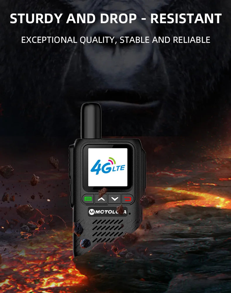 MOTOLOLA MT-888 Talkie-Walkie 4G/5G PoC - Communication à Portée Mondiale - BLACKBEARD OUTDOOR INDUSTRIES