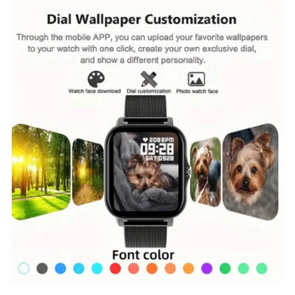 Montre connectée sport avec appels Bluetooth et GPS