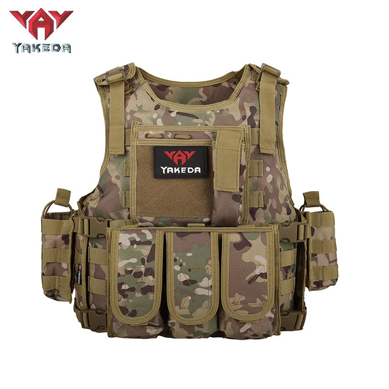gilet tactique yakeda multicam