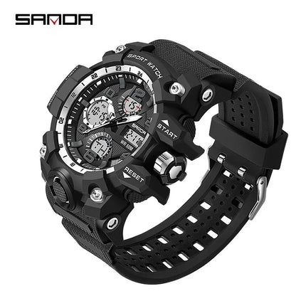 Montre militaire homme SANDA 6021 à double affichage