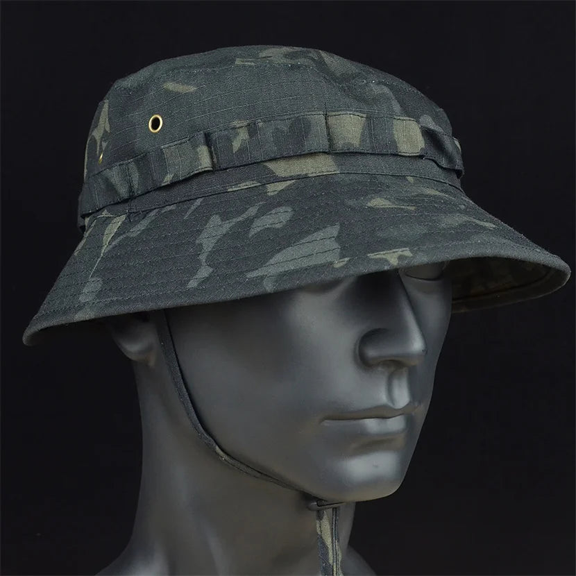 Chapeau Tactique Boonie Camouflage pour Homme – Idéal Chasse, Pêche, Randonnée & Airsoft - BLACKBEARD OUTDOOR INDUSTRIES