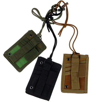 Porte-Carte ID Tactique Militaire MOLLE – Double Zip, Porte-Stylo, Tour de Cou - BLACKBEARD OUTDOOR INDUSTRIES