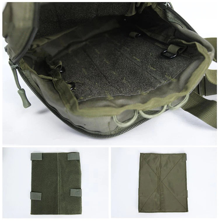 Sac à Dos Tactique Mammoth-C MOLLE – Assault Bag EMR, Oxford Impregné, 3 Coloris