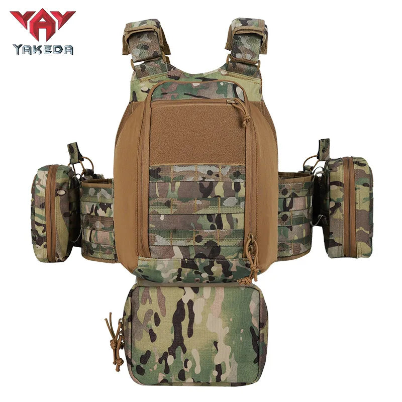 Porte-plaque tactique YAKEDA VT-8833 avec système MOLLE
