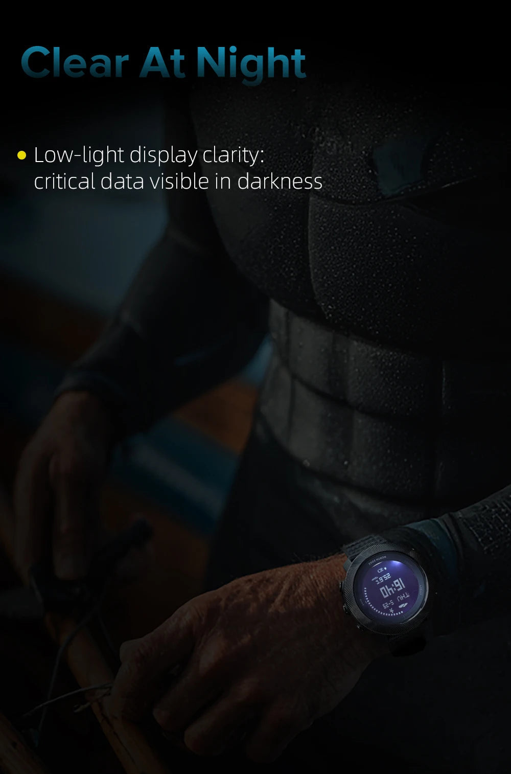 NORTH EDGE APACHE-D Montre Digitale Sportive pour Homme - Montre de Plongée, Outdoor, 100M Étanchéité, Altimètre, Baromètre, Boussole BLACKBEARD OUTDOOR INDUSTRIES