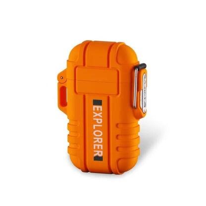Briquet tempête électrique double arc, rechargeable USB ou gaz