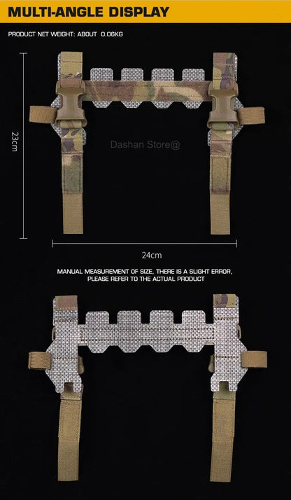 Gilet Tactique AVS MBAV Plate Carrier – Gilet Modulaire Adaptatif à Libération Rapide, Confortable, avec Système MOLLE – Airsoft, Entraînement, Chasse et Combat BLACKBEARD OUTDOOR INDUSTRIES