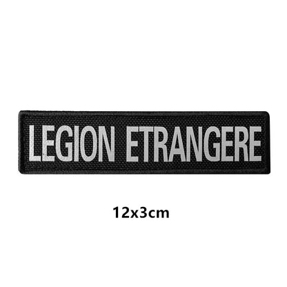 Patch Brodé Légion Étrangère France IR – Hook & Loop | Brassard, Sac à Dos & Uniforme